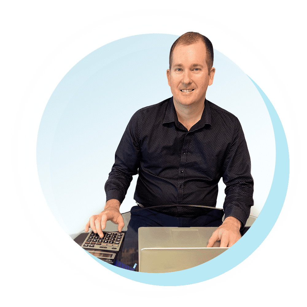 A professional photo of Mike Mackenzie at work