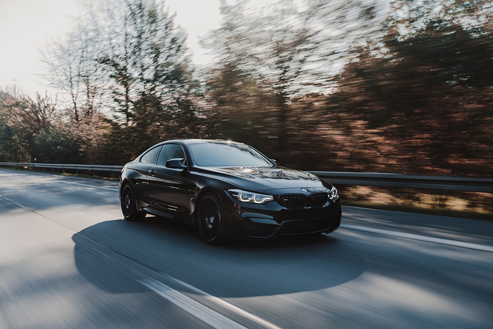 A black BMW Car loans in Perth